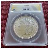 1890 Morgan Dollar - ANACS MS62