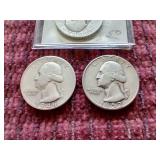 (3) 90% Silver Quarters