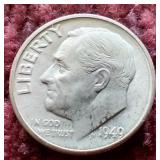 Uncirculated 1949 Silver Roosevelt Dime