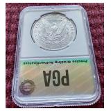Tough Date 1899 Morgan Dollar - PGA MS63+