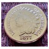 1 Oz. Copper Round - Indian Penny Design