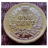1 Oz. Copper Round - Indian Penny Design