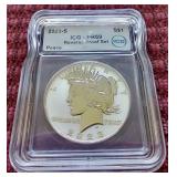 2023-S Reverse Proof Peace Dollar - ICG PR69