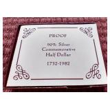 1982 Proof Washington Commemorative Silver Half Dollar