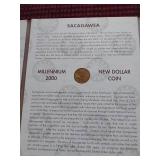 Sacagawea Dollar Folder With (4) Coins