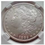 Awesome 1882-CC Morgan Dollar - PGA MS64
