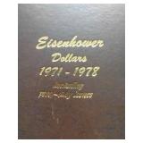 COMPLETE Eisenhower Dollar Set - 32 Coins With Proofs, Silver, Etc.