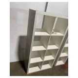 Two Ikea Kallax Storage Cabinets One 4 Cubbie and One 8 Cubbie - Perfect for Stamping Supplies, Craft Supplies, or Playroom Organization
