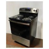 Freestanding Electric Range with Coil Cooktop and Oven Like New