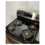 Freestanding Electric Range with Coil Cooktop and Oven Like New