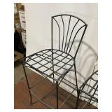 Pair of Vintage Metal Bar Stools - Indoor/Outdoor Use