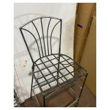 Pair of Vintage Metal Bar Stools - Indoor/Outdoor Use