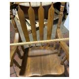 Vintage Wooden Rocking Chair Solid Classic Design