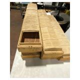 Vintage Wooden Model Barges Lot