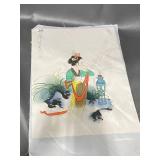 Traditional Silk Painting Artwork