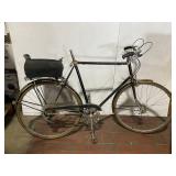 Vintage Dunelt Bicycle with Rear Carrier Bag Classic Retro Ride - Missing Seat