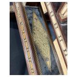 Intricately Designed Octagonal Inlay Wood Stand