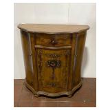 Elegant Hand-Painted Vintage Style Wooden Cabinet