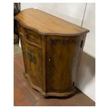 Elegant Hand-Painted Vintage Style Wooden Cabinet