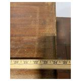 Vintage Wood Side Table with Drawer and Shelf Storage