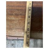 Vintage Wood Side Table with Drawer and Shelf Storage