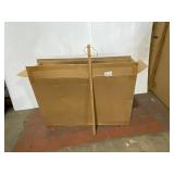 Black Curved Glass Electric Fireplace Model BG-04 1500W with Manual