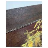 Mixed Media Floral Art on Canvas Lithos #5670