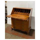 Vintage Secretary Desk with Drop-front Design Classic Furniture - Loose top