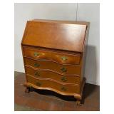 Vintage Secretary Desk with Drop-front Design Classic Furniture - Loose top