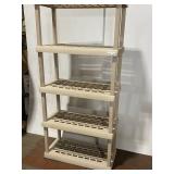 2 - Plastic Utility Shelving Units