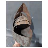Medieval Style Iron Helmet with Riveted Construction