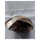 Medieval Style Iron Helmet with Riveted Construction