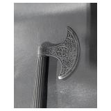 Intricate Decorative Battle Axe Cap Gun with Chain Attachment