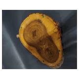 Handcrafted Black Cherry Wood Cribbage Board Unique Design