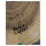 Handcrafted Black Cherry Wood Cribbage Board Unique Design