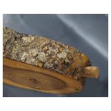 Handcrafted Black Cherry Wood Cribbage Board Unique Design