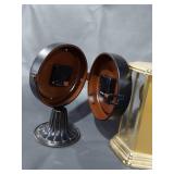 Vintage Mantel Clocks Lot: Victorian Design & Brass Glass Crystal