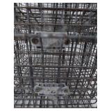 Set of 4 Vintage Metal Wire Locker Baskets for Storage