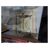 Vintage Paper Ephemera Collection: Brochures, Maps, Certificates & More