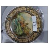 Decorative Plate Set: Vintage Floral, Scenic, Art Deco