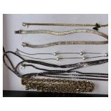 Collection of Vintage Necklaces and Chains with Avon, Les Bernard, and Marvella Markings