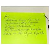 Bohemian Glass Perfume Bottle Necklace with Filigree and Rhinestones from the Czech Republic