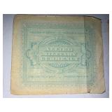WWII Allied Military Currency Notes Italy 1 Lira (2) and Germany 5 Mark