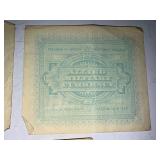 WWII Allied Military Currency Notes Italy 1 Lira (2) and Germany 5 Mark