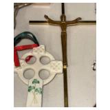 Collection of 7 Vintage Crucifixes and Rosaries Religious Crosses