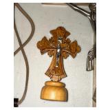 Collection of 7 Vintage Crucifixes and Rosaries Religious Crosses