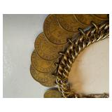 Vintage Hong Kong Ten Cents Coin Bracelet 1949-1950s