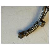 Pair of Vintage Silver Anklets with Bell Charms, 38.1g