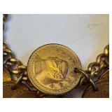 Vintage Taiwan Coin Charm Bracelet, 56g