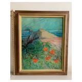 Mountain Ash Berries Oil Painting by Adolph A. Toftey